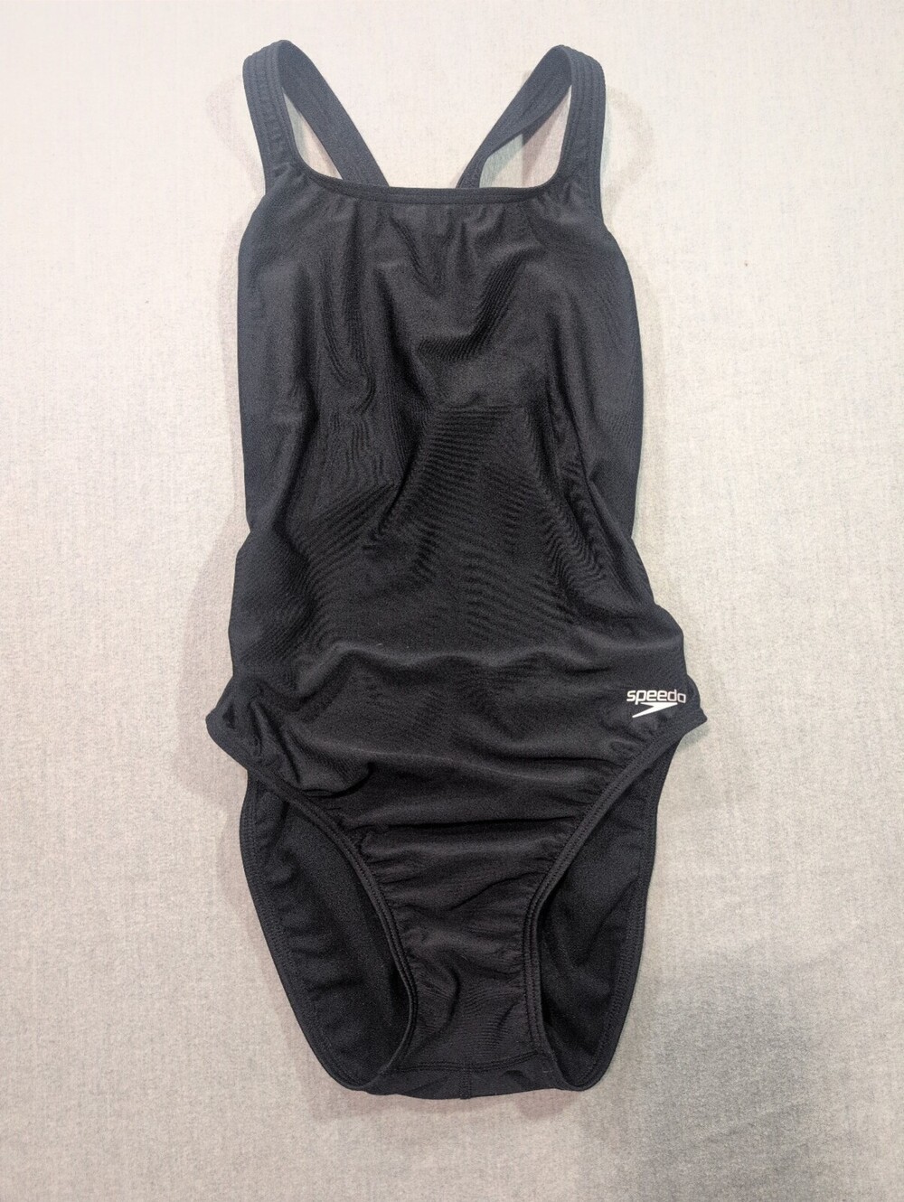 Speedo Pro LT Black One Piece Swimsuit Size 10 36